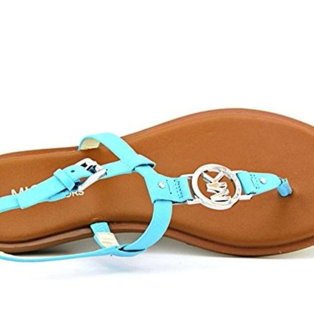*SALE* Michael Kors Sondra Blue Sandal NWOB 2338 - Picture 3 of 5